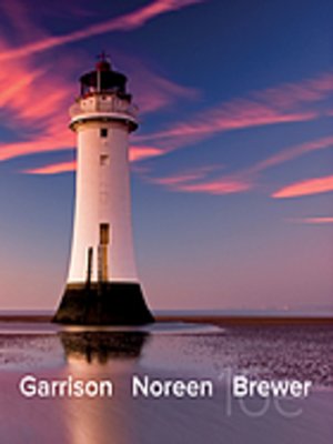 cover image of Managerial accounting, 16e